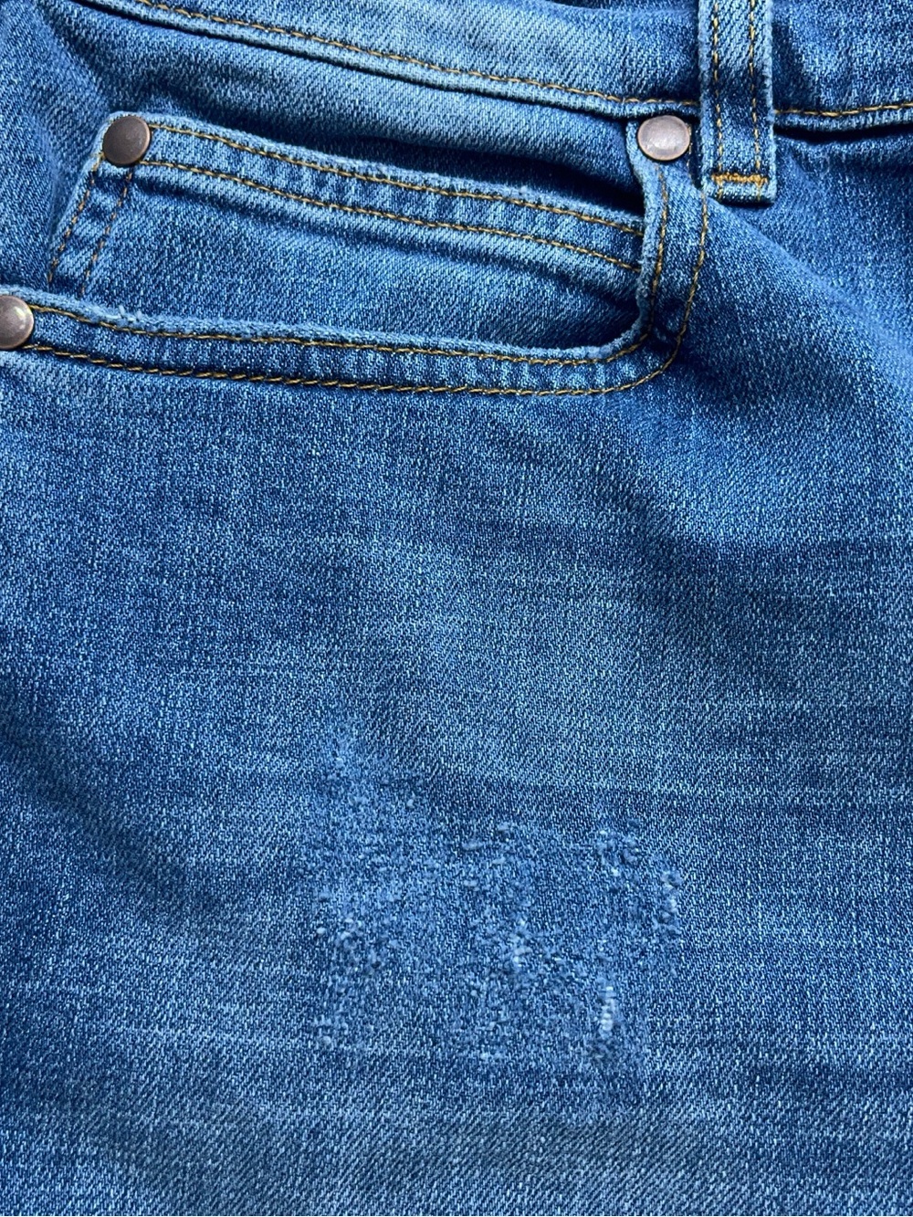 Eileen Fisher Organic Cotton Blue Jeans Womens Size 8 Stretch Denim 32x29 USA - Picture 4 of 14